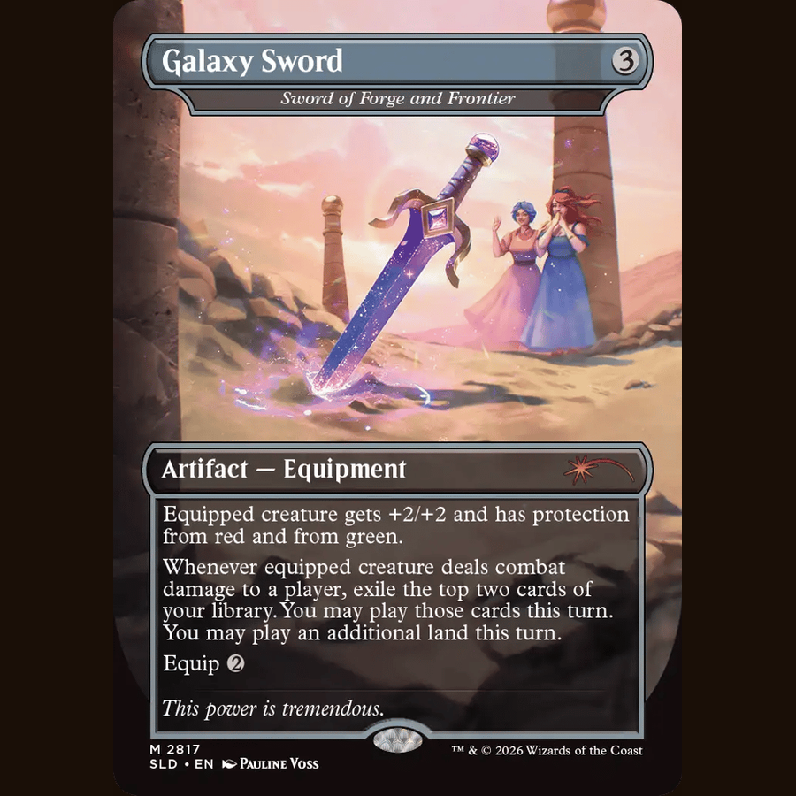 Galaxy Sword - Sword of Forge and Frontier [Secret Lair Drop Series] full-card image