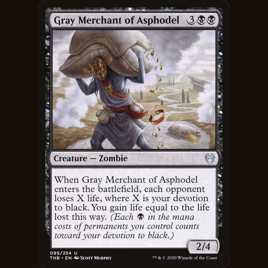 Gray Merchant of Asphodel [Theros Beyond Death] full-card image