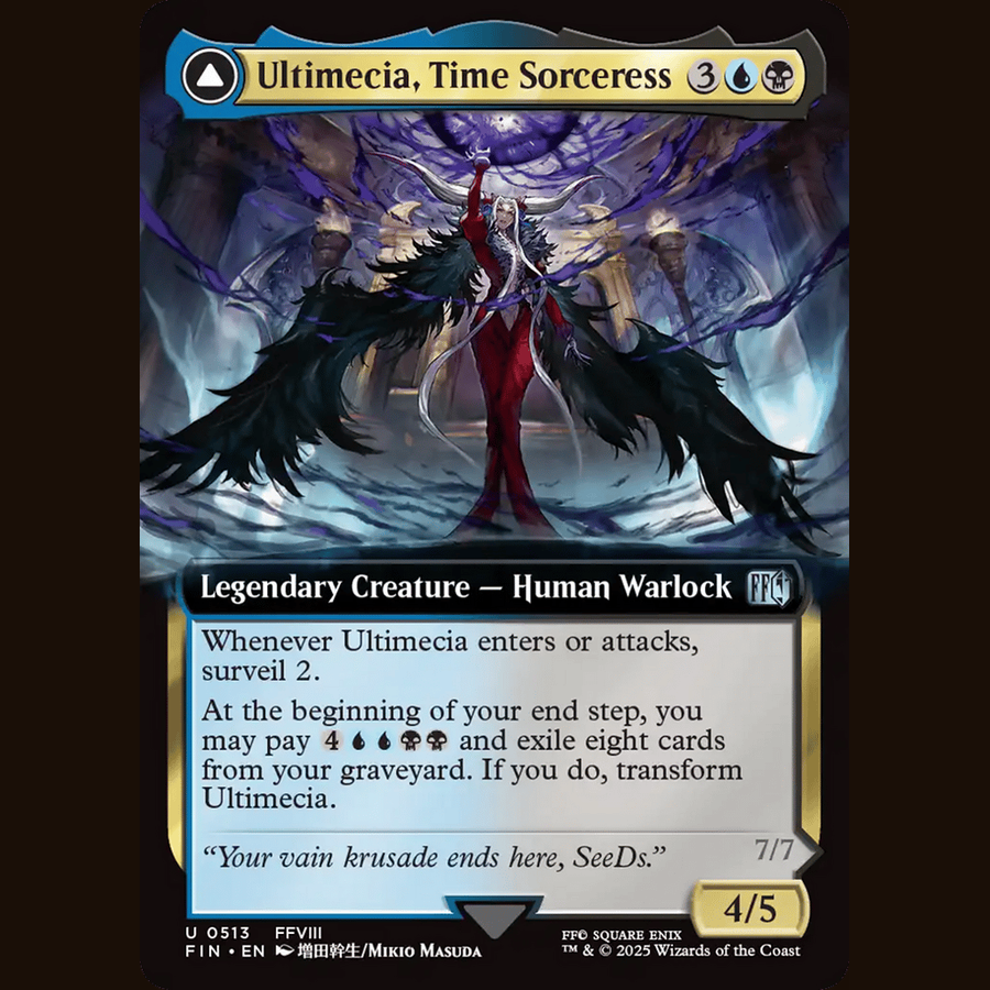 Ultimecia, Time Sorceress (Extended Art) [Universes Beyond: FINAL FANTASY] full-card image