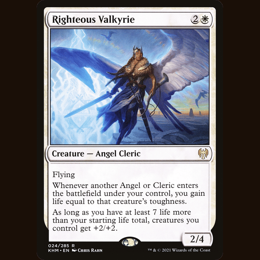 Righteous Valkyrie [Kaldheim] full-card image