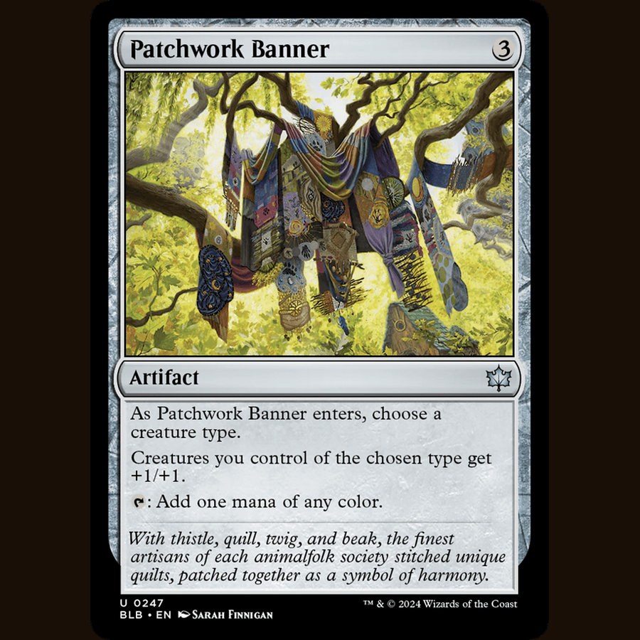 Patchwork Banner [Bloomburrow] full-card image