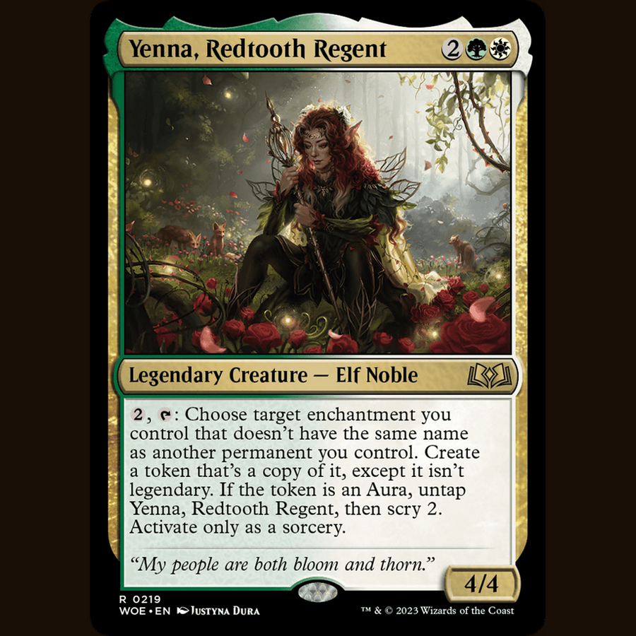 Yenna, Redtooth Regent [Wilds of Eldraine] full-card image