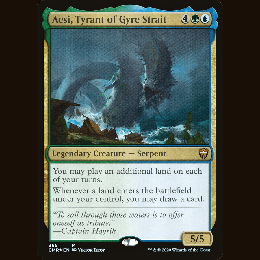 Aesi, Tyrant of Gyre Strait [Commander Legends] full-card image