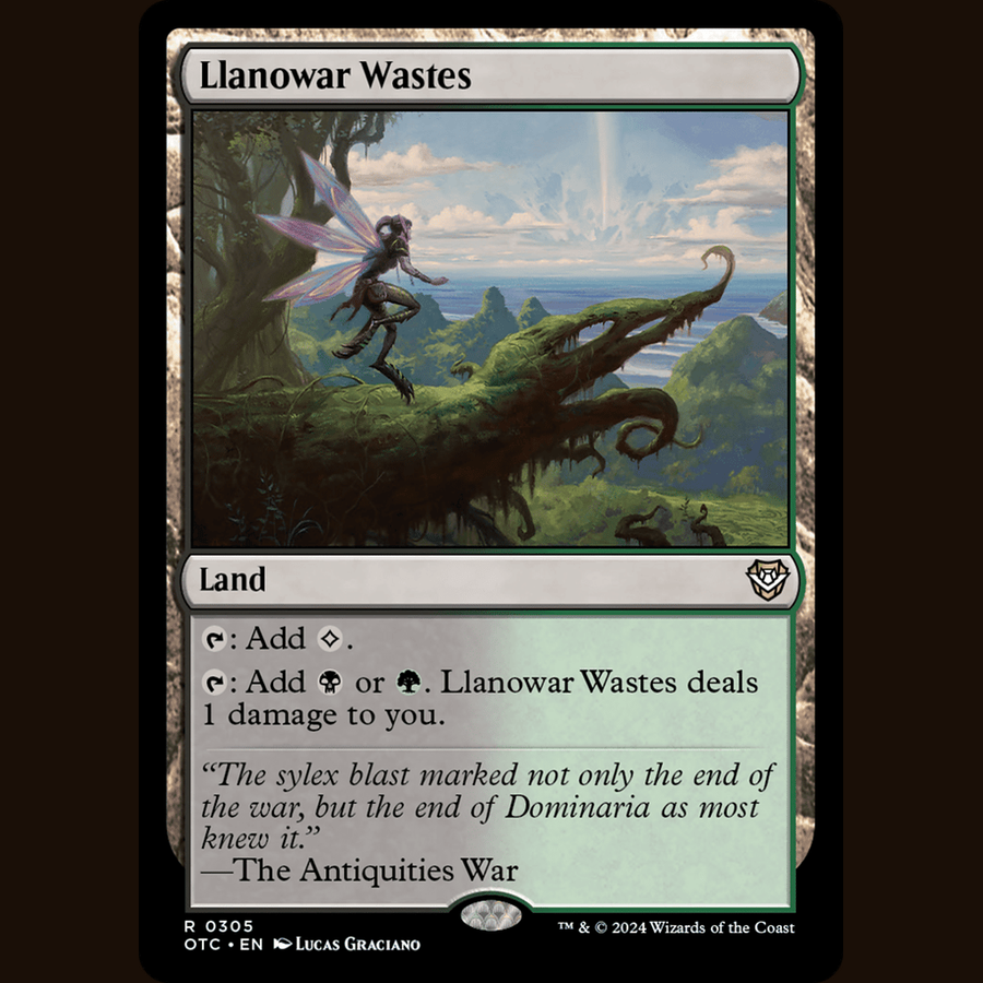 Llanowar Wastes [Commander: Outlaws of Thunder Junction] full-card image