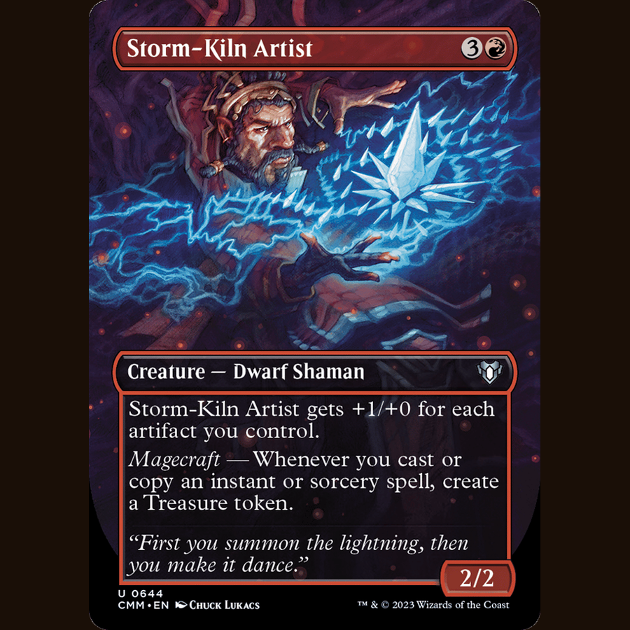Storm-Kiln Artist (Borderless) [Commander Masters] full-card image