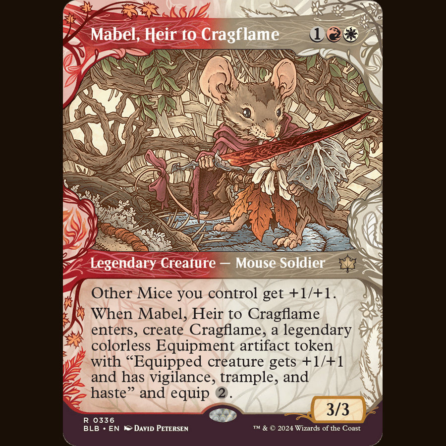 Mabel, Heir to Cragflame (Showcase) [Bloomburrow] full-card image