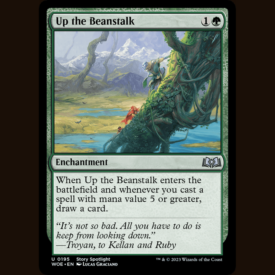Up the Beanstalk [Wilds of Eldraine] full-card image
