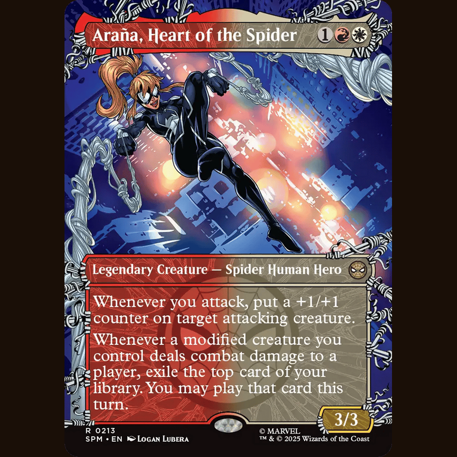 Araña, Heart of the Spider (Borderless) [Marvel's Spider-Man] full-card image