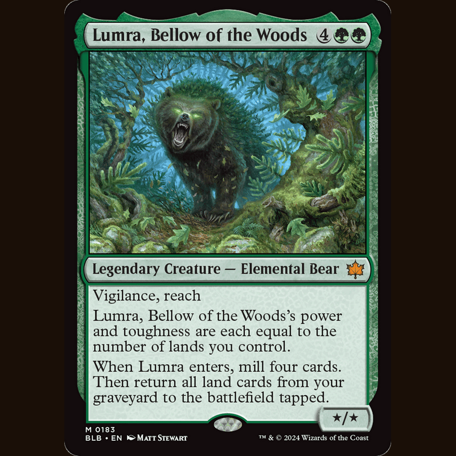Lumra, Bellow of the Woods [Bloomburrow] full-card image