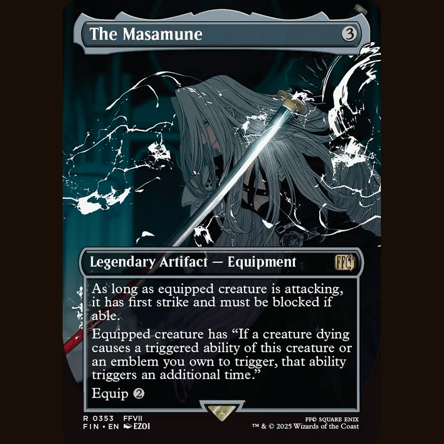 The Masamune (Borderless) [Universes Beyond: FINAL FANTASY] full-card image