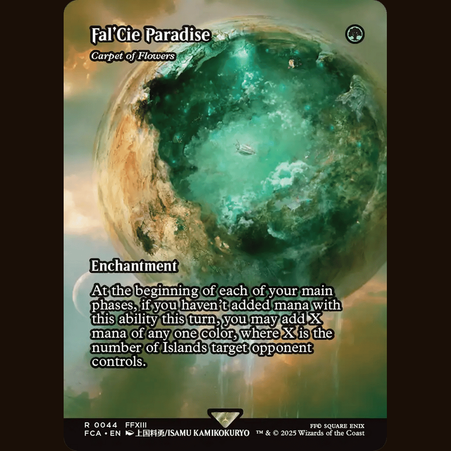 Fal'Cie Paradise - Carpet of Flowers (Showcase) [Universes Beyond: FINAL FANTASY: Through the Ages] full-card image