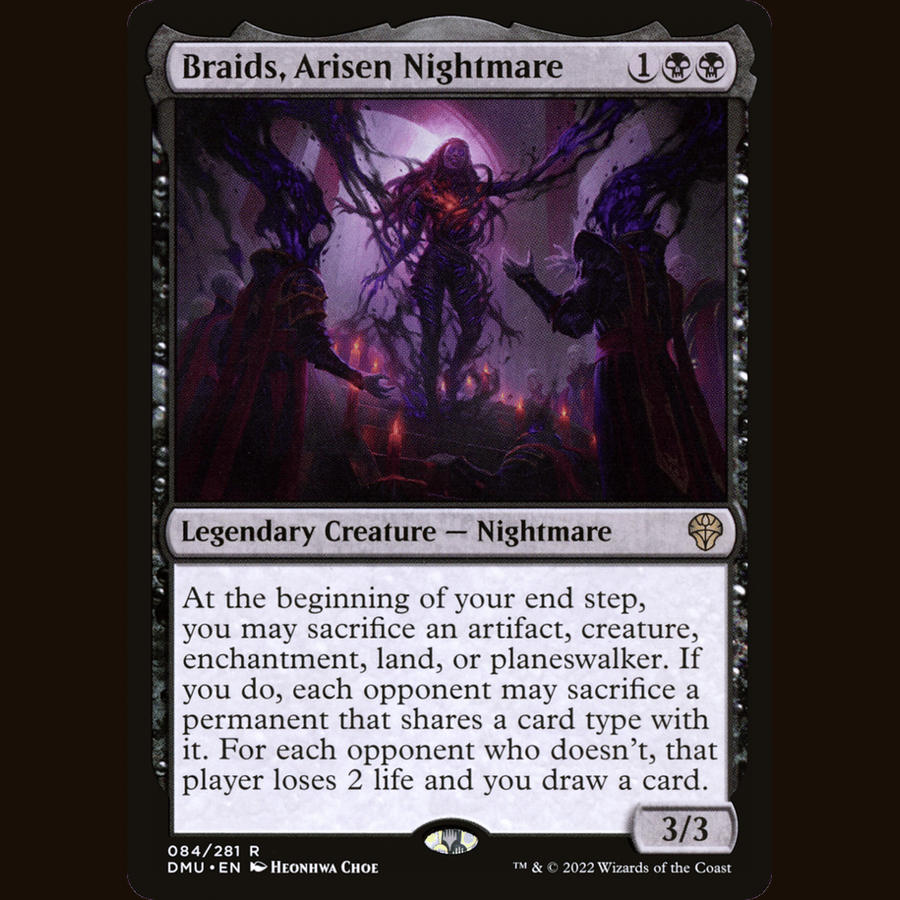 Braids, Arisen Nightmare [Dominaria United] full-card image