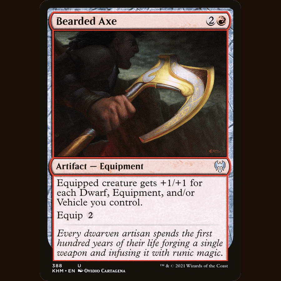 Bearded Axe [Kaldheim] full-card image
