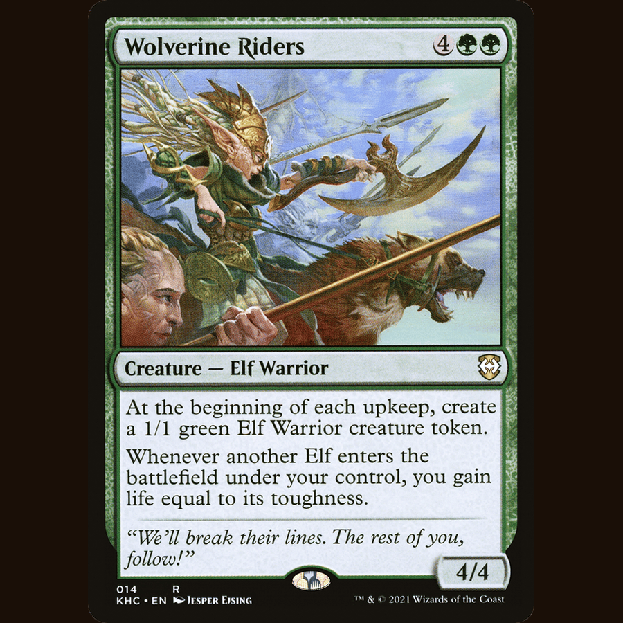 Wolverine Riders [Commander: Kaldheim] full-card image