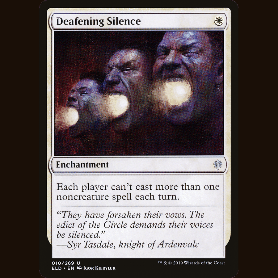 Deafening Silence [Throne of Eldraine] full-card image