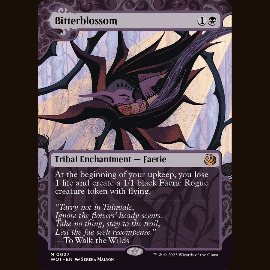 Bitterblossom [Wilds of Eldraine: Enchanting Tales] full-card image