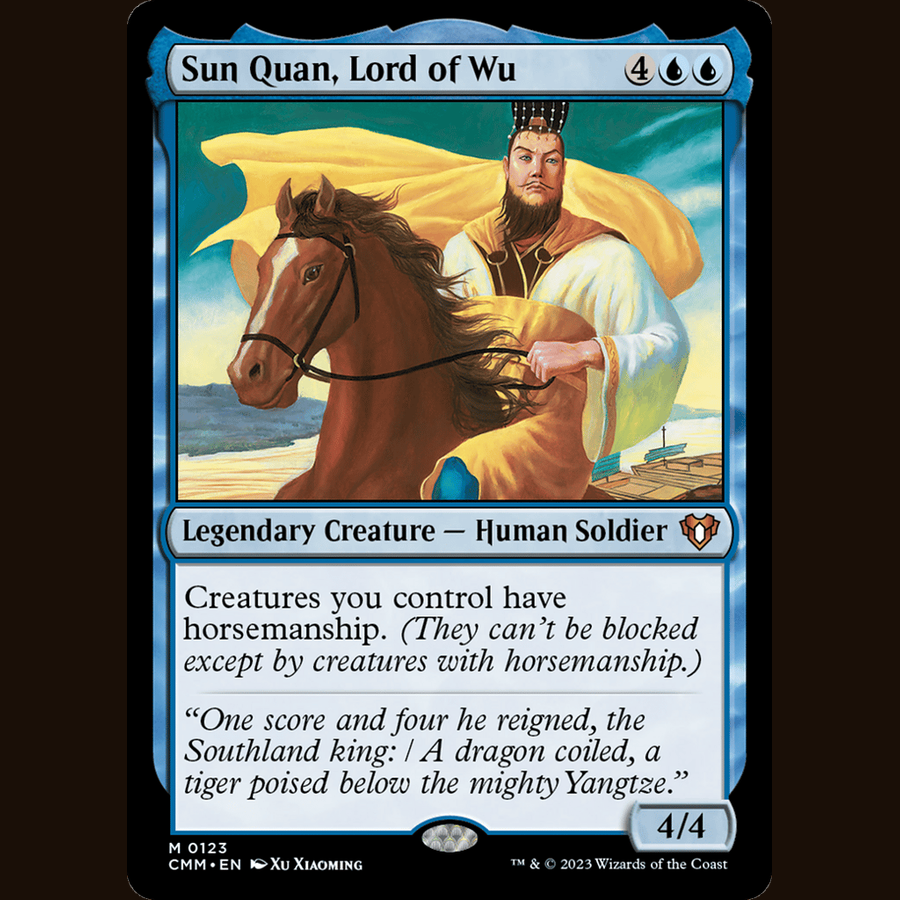 Sun Quan, Lord of Wu [Commander Masters] full-card image