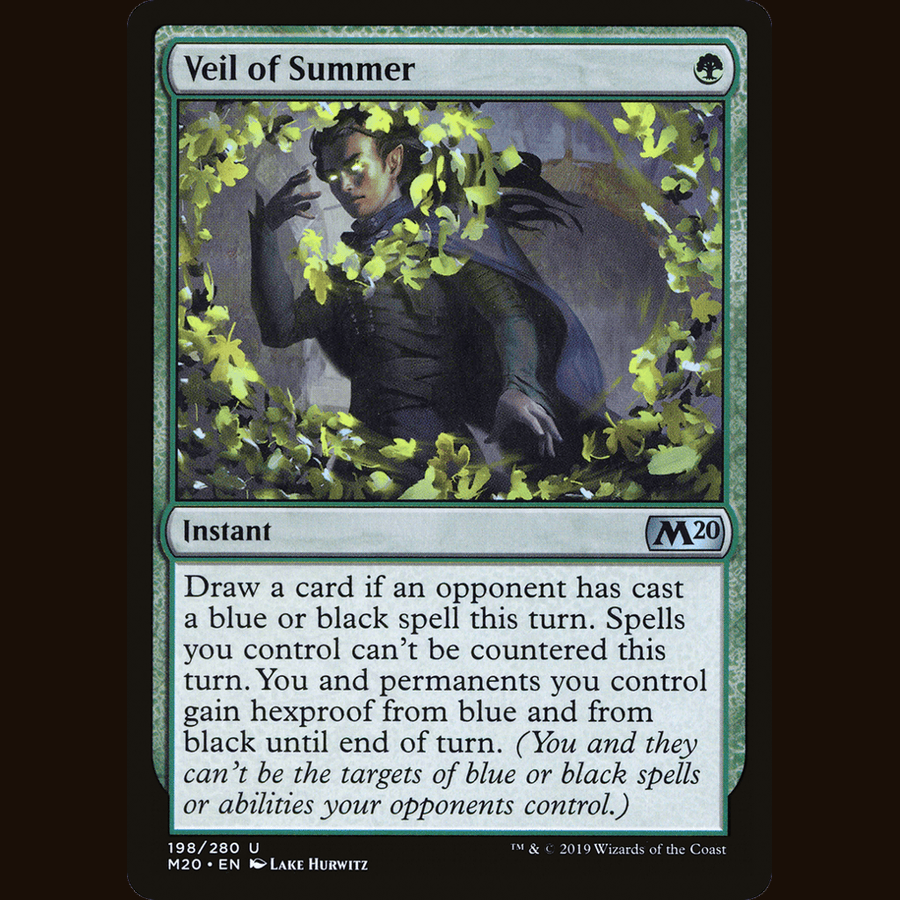 Veil of Summer [Core Set 2020] full-card image