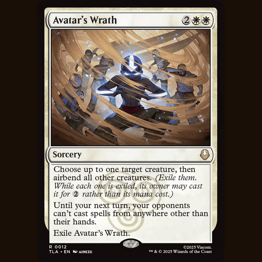Avatar's Wrath [Avatar: The Last Airbender] full-card image