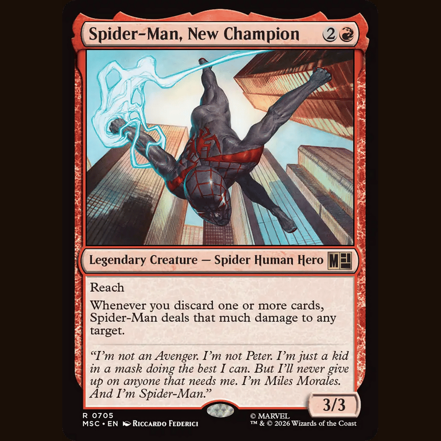 Spider-Man, New Champion [Commander: Marvel Super Heroes] full-card image