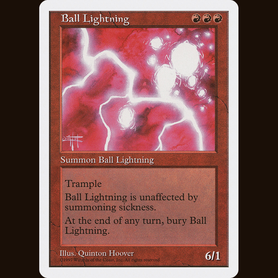 Ball Lightning [Fifth Edition] 5ED #210 card image