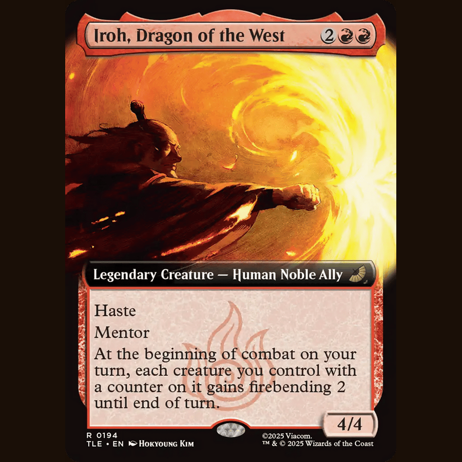 Iroh, Dragon of the West (Extended Art) [Avatar: The Last Airbender: Eternal-Legal] full-card image