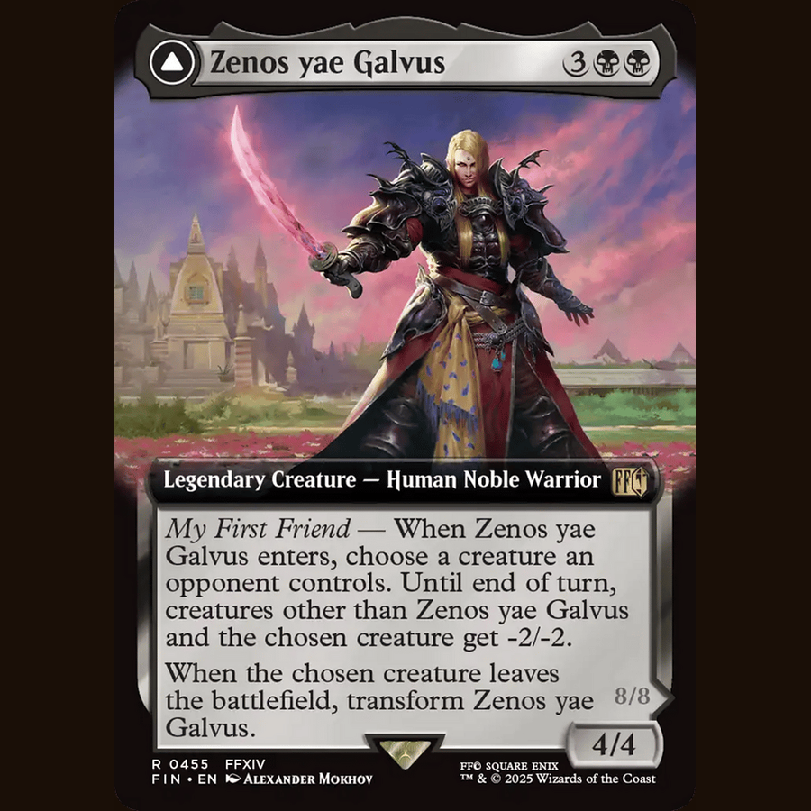 Zenos yae Galvus (Extended Art) [Universes Beyond: FINAL FANTASY] full-card image