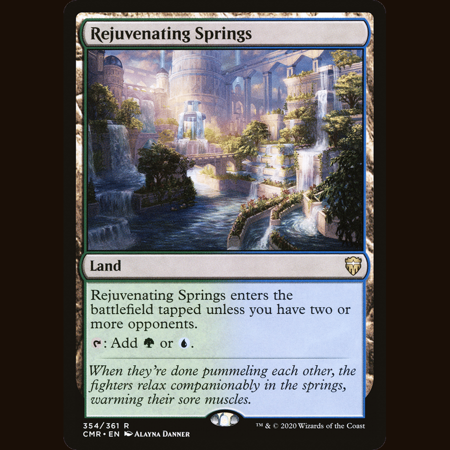 Rejuvenating Springs [Commander Legends] full-card image