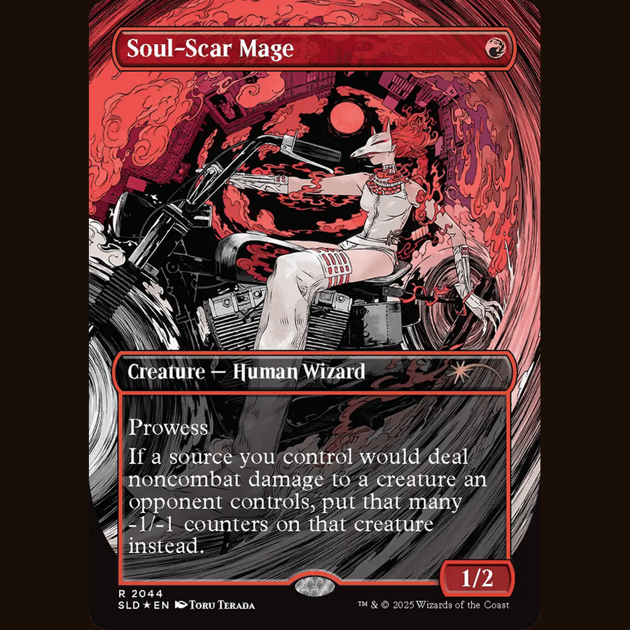 Soul-Scar Mage (2044) (Raised Foil) [Secret Lair Drop Series] full-card image