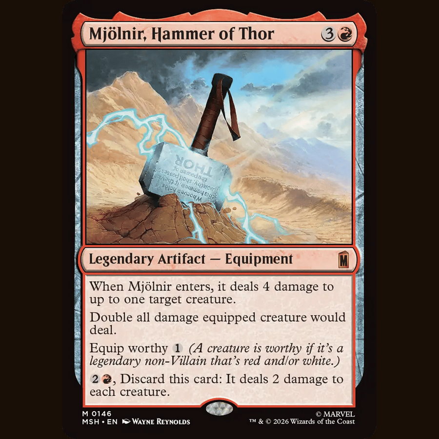 Mjolnir, Hammer of Thor [Marvel Super Heroes] full-card image