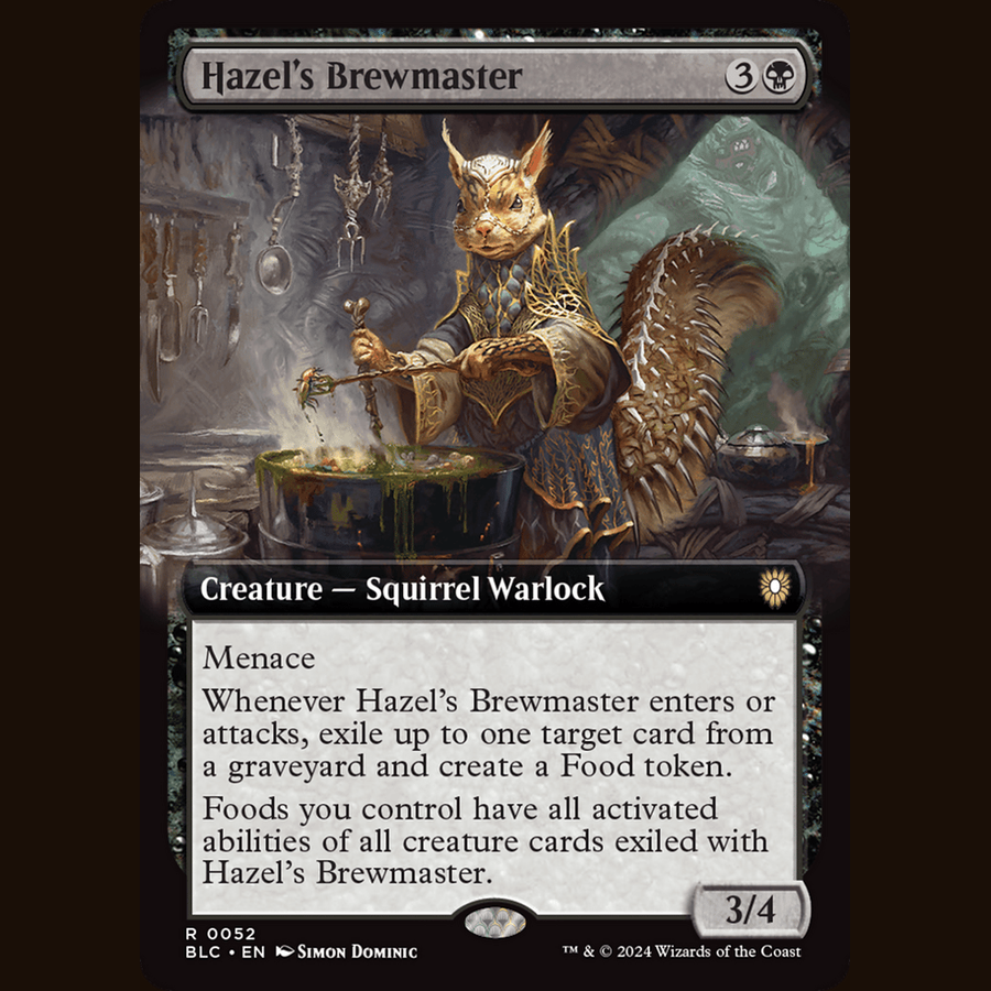 Hazel's Brewmaster (Extended Art) [Commander: Bloomburrow] full-card image