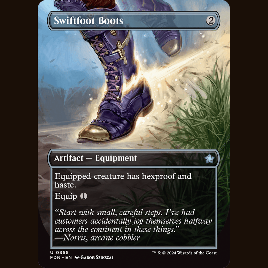Swiftfoot Boots (Borderless) [Foundations] full-card image