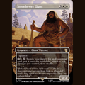 Stonehewer Giant (Borderless) [Commander: The Lord of the Rings: Tales of Middle-earth] full-card image