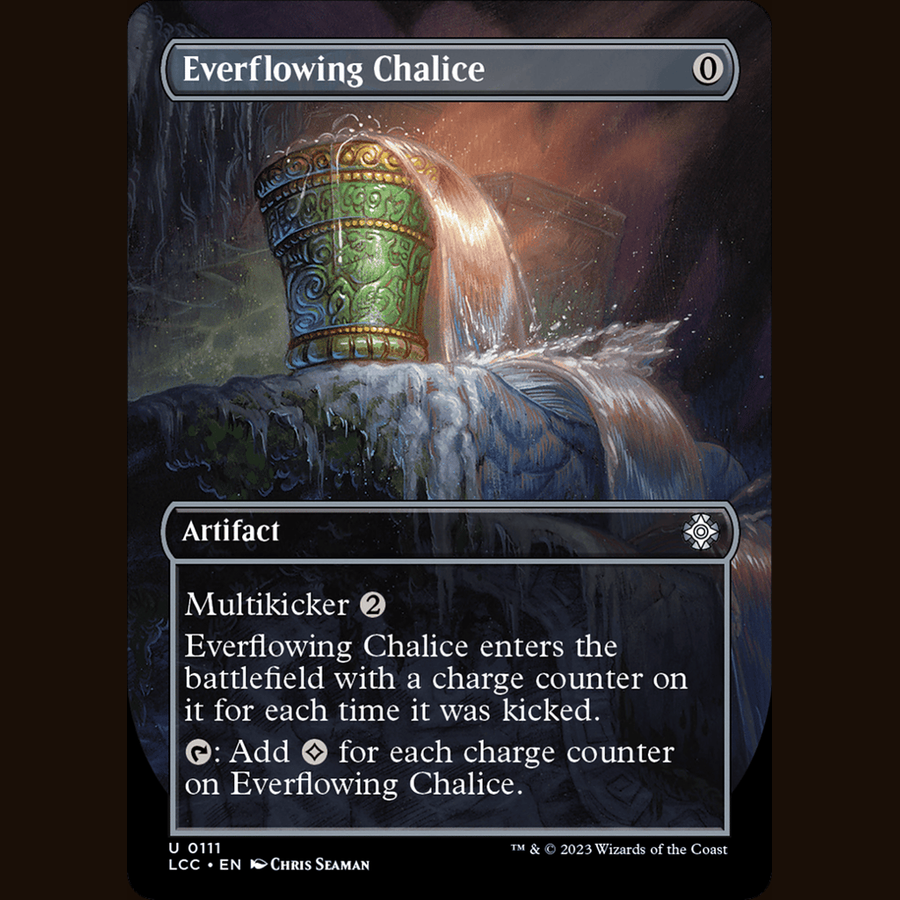 Everflowing Chalice (Borderless) [Commander: The Lost Caverns of Ixalan] full-card image