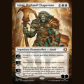 Ajani, Outland Chaperone (Borderless) [Lorwyn Eclipsed] full-card image