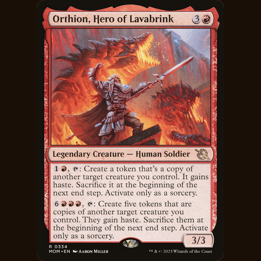 Orthion, Hero of Lavabrink [March of the Machine] full-card image