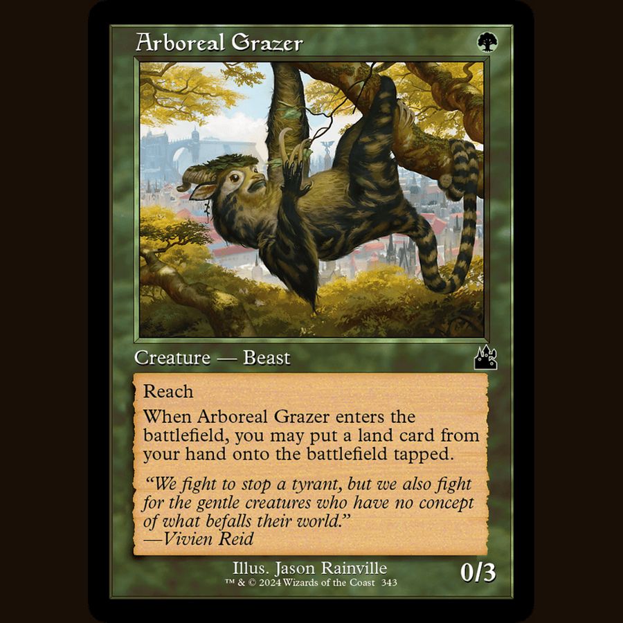 Arboreal Grazer (Retro Frame) [Ravnica Remastered] full-card image