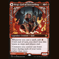 Birgi, God of Storytelling (Showcase) [Kaldheim] full-card image