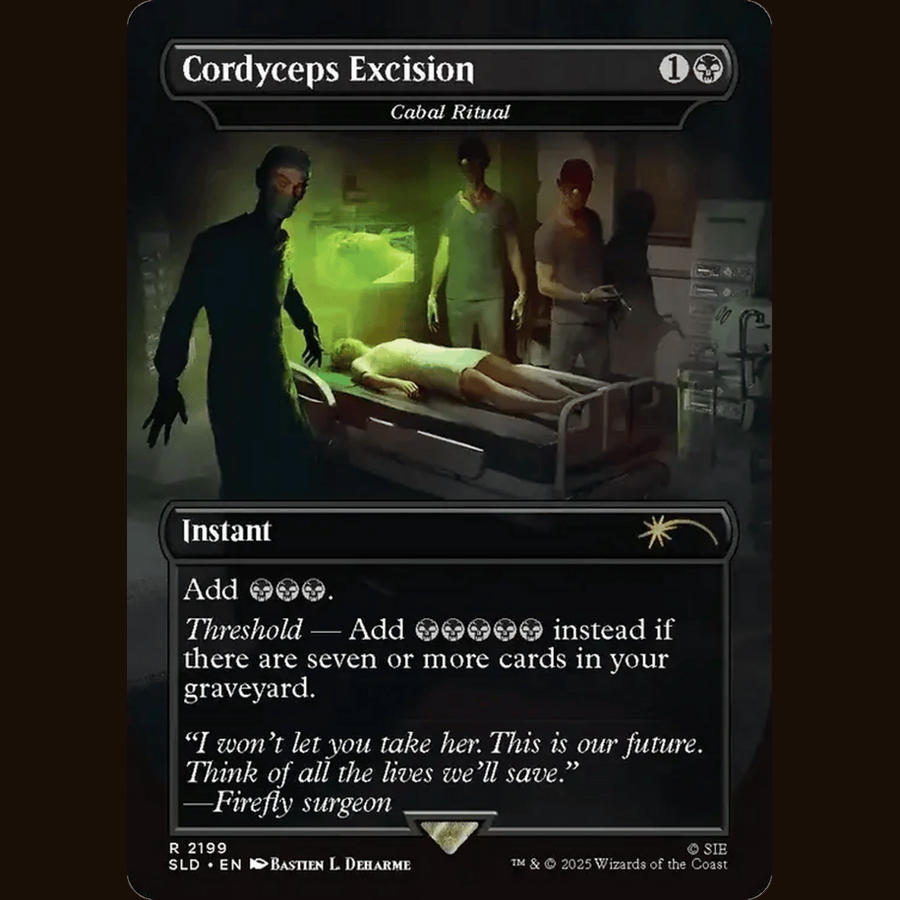 Cordyceps Excision - Cabal Ritual (Rainbow Foil) [Secret Lair Drop Series] full-card image