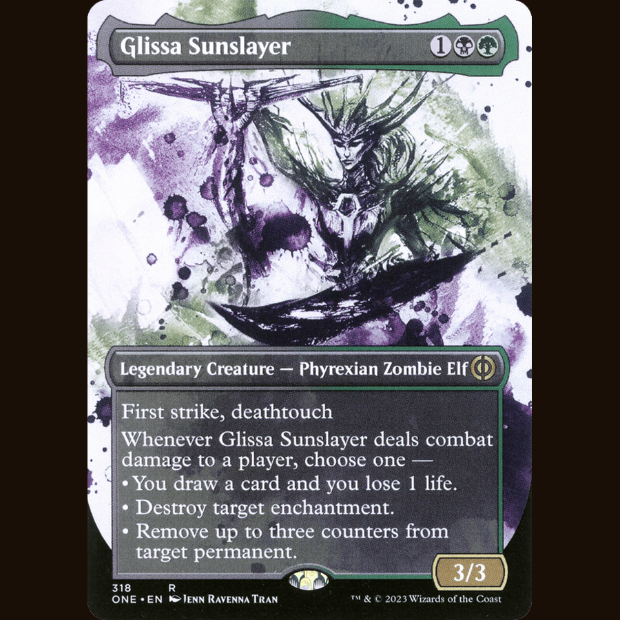 Glissa Sunslayer (Showcase) [Phyrexia: All Will Be One] full-card image