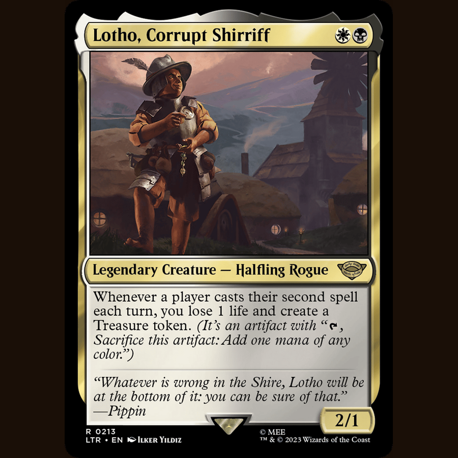 Lotho, Corrupt Shirriff [Universes Beyond: The Lord of the Rings: Tales of Middle-earth] full-card image