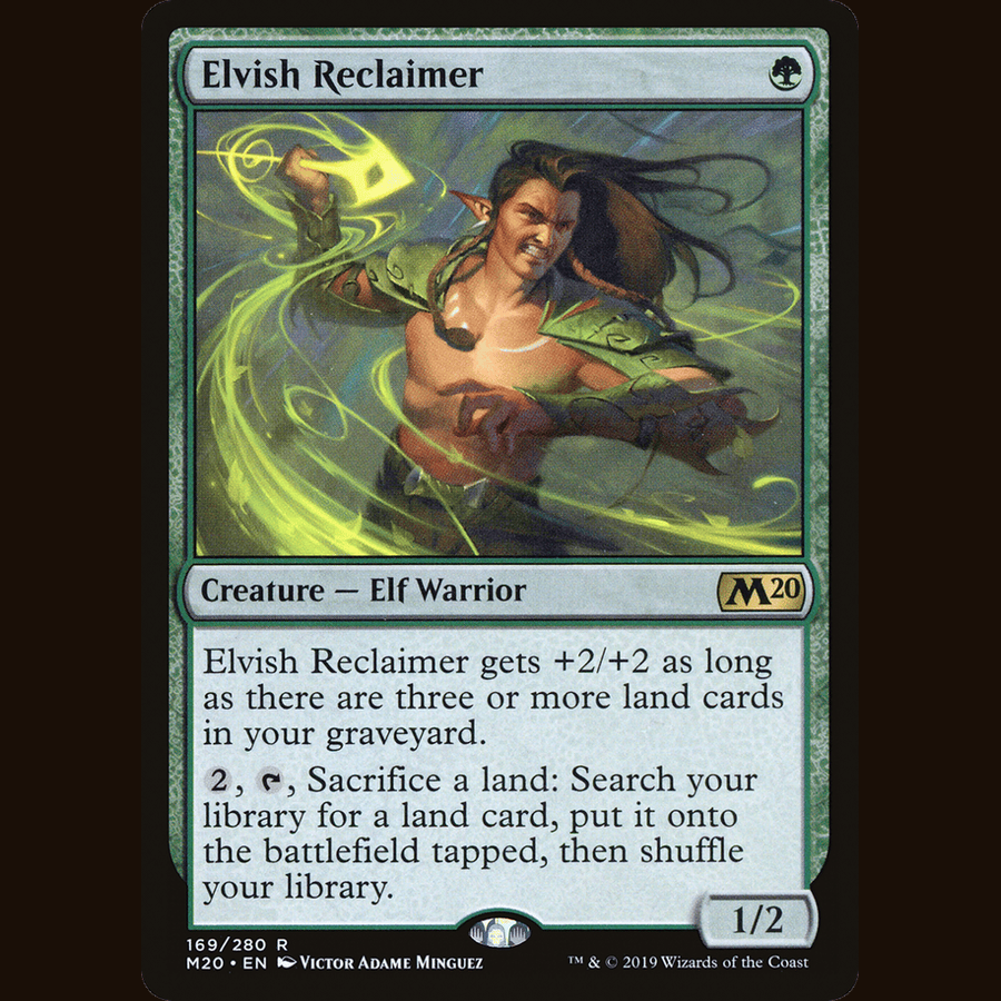 Elvish Reclaimer [Core Set 2020] full-card image