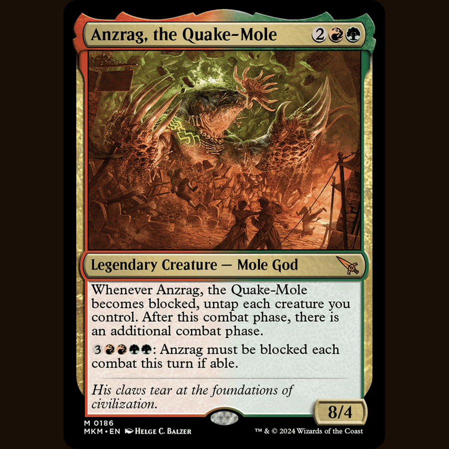 Anzrag, the Quake-Mole [Murders at Karlov Manor] full-card image