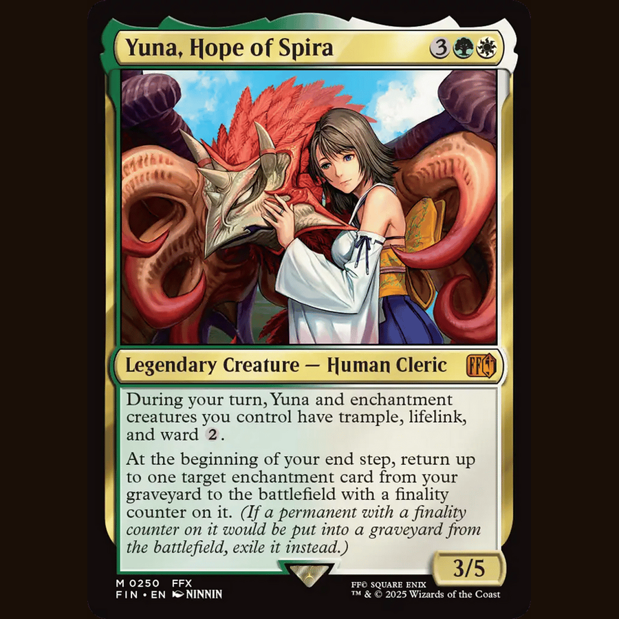 Yuna, Hope of Spira [Universes Beyond: FINAL FANTASY] full-card image