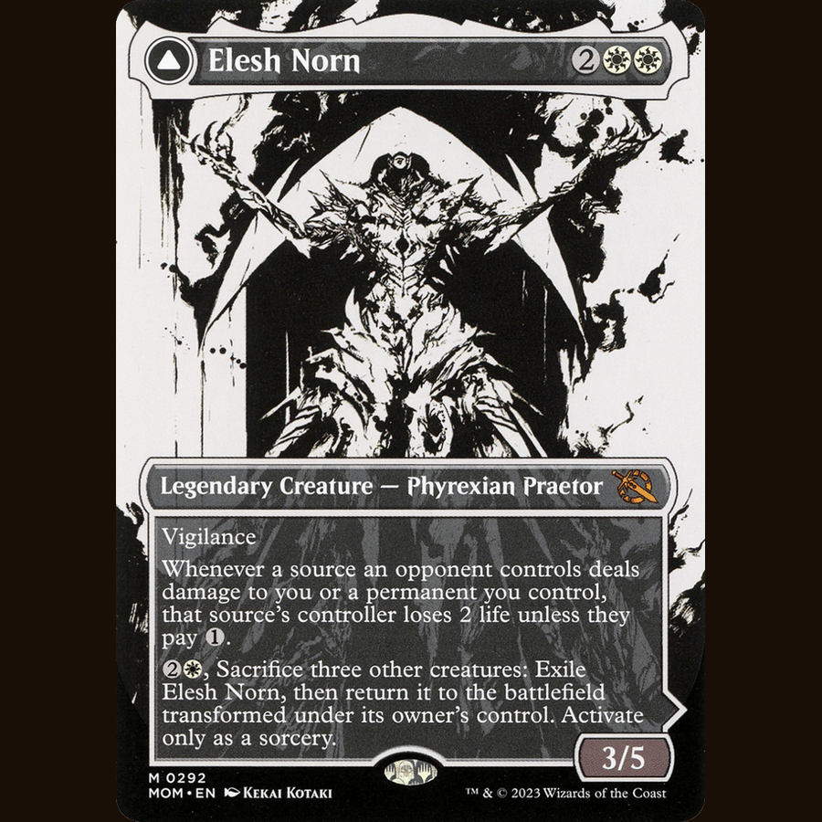 Elesh Norn (Showcase) [March of the Machine] full-card image
