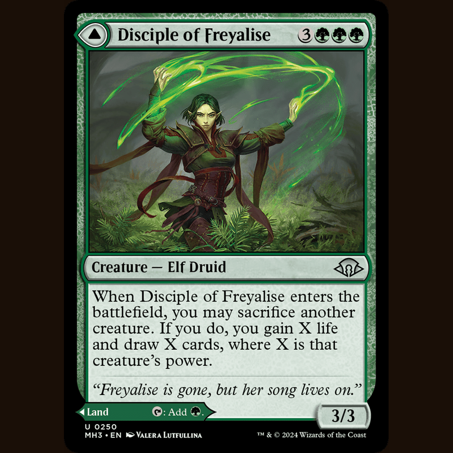 Disciple of Freyalise [Modern Horizons 3] full-card image