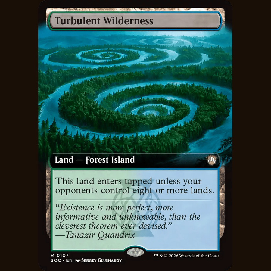 Turbulent Wilderness (Extended Art) [Commander: Secrets of Strixhaven] full-card image