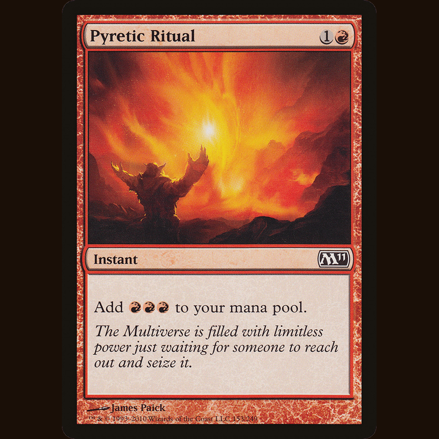 Pyretic Ritual [Magic 2011 (M11)] full-card image
