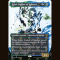 Ezuri, Stalker of Spheres (Showcase) (Step-And-Complete Foil) [Phyrexia: All Will Be One] full-card image
