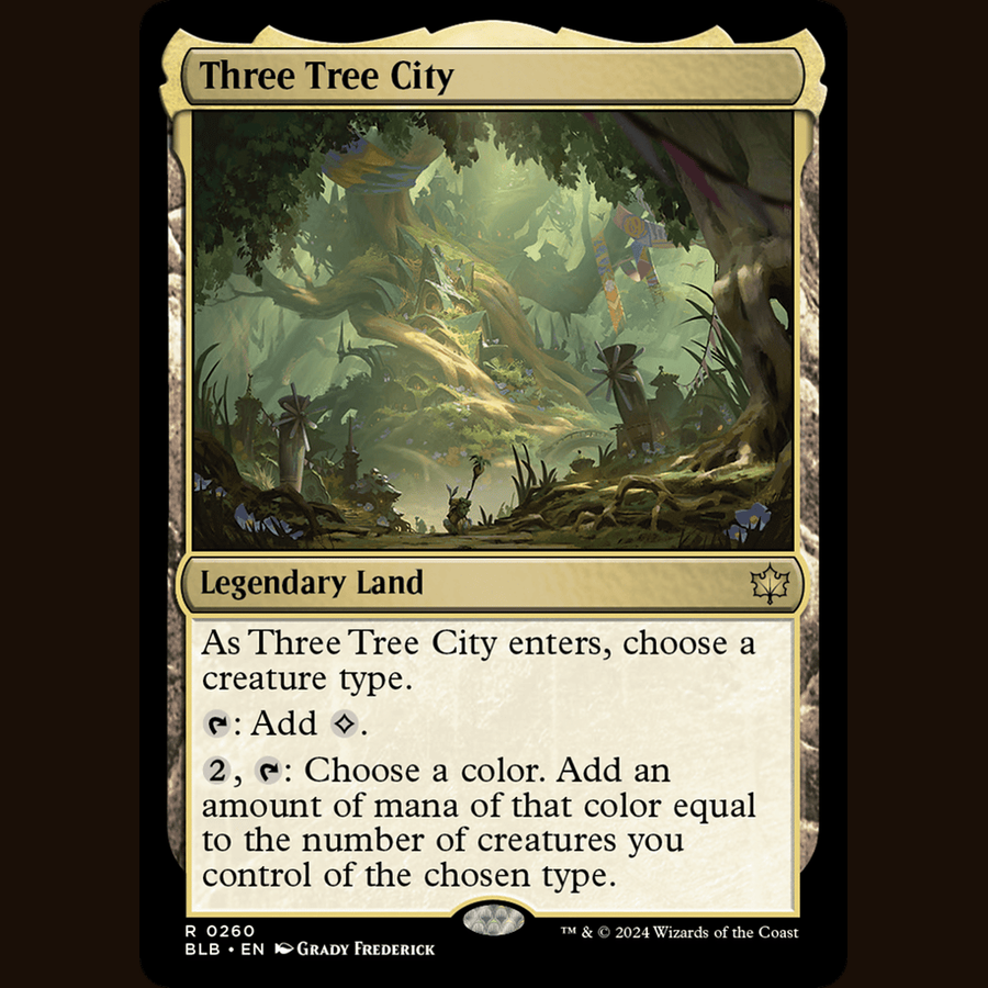 Three Tree City [Bloomburrow] full-card image